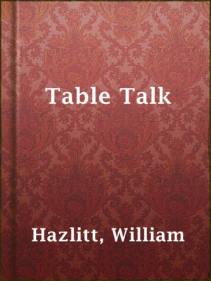 cover image of Table Talk